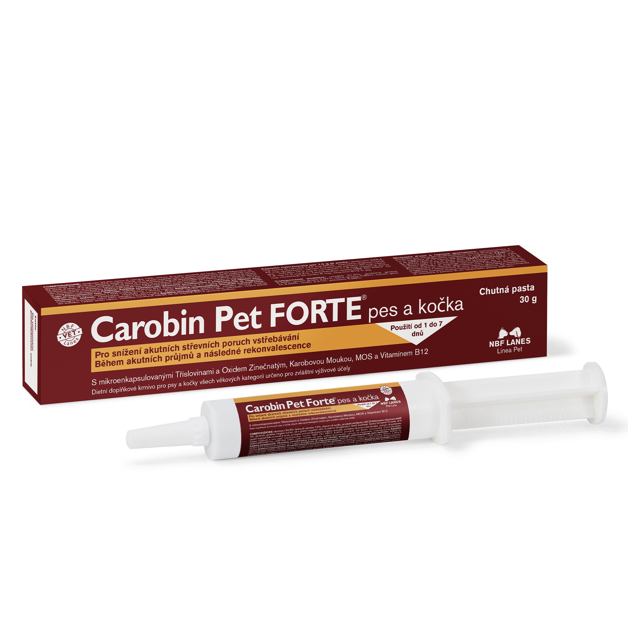 NBF Lanes Srl Carobin Pet Forte pro psy a kočky pasta 30g