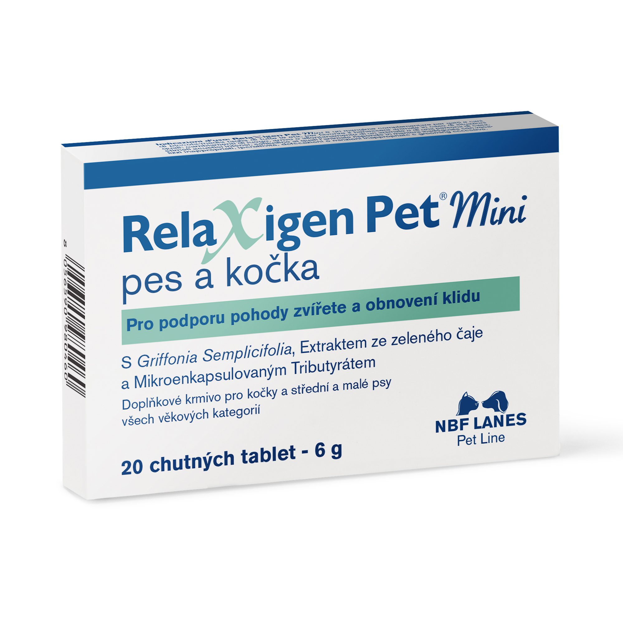 Relaxigen Pet Mini pro psy a kočky  20 tbl.
