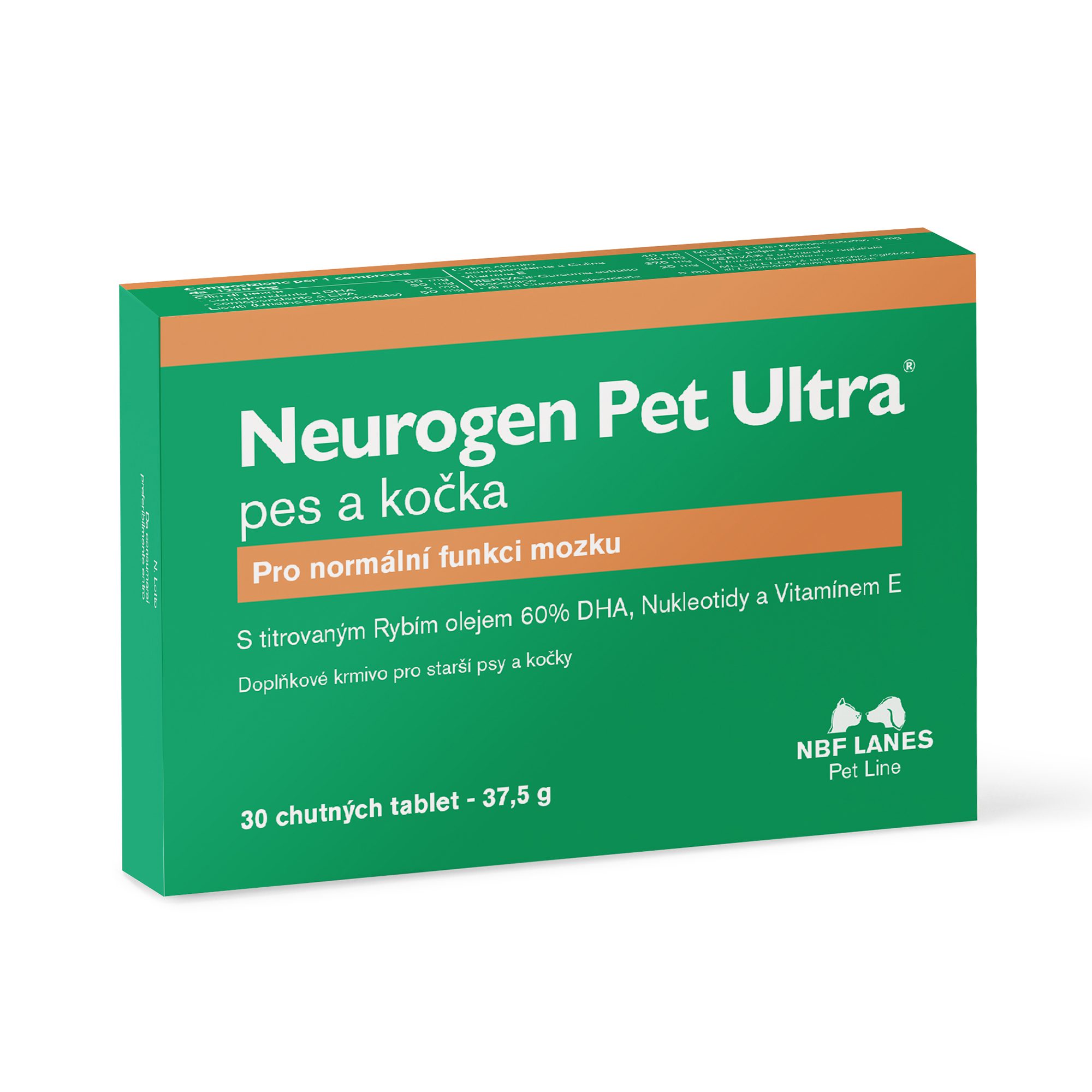 Neurogen Pet Ultra Pes a kočka 30 tbl – podpora funkce mozku