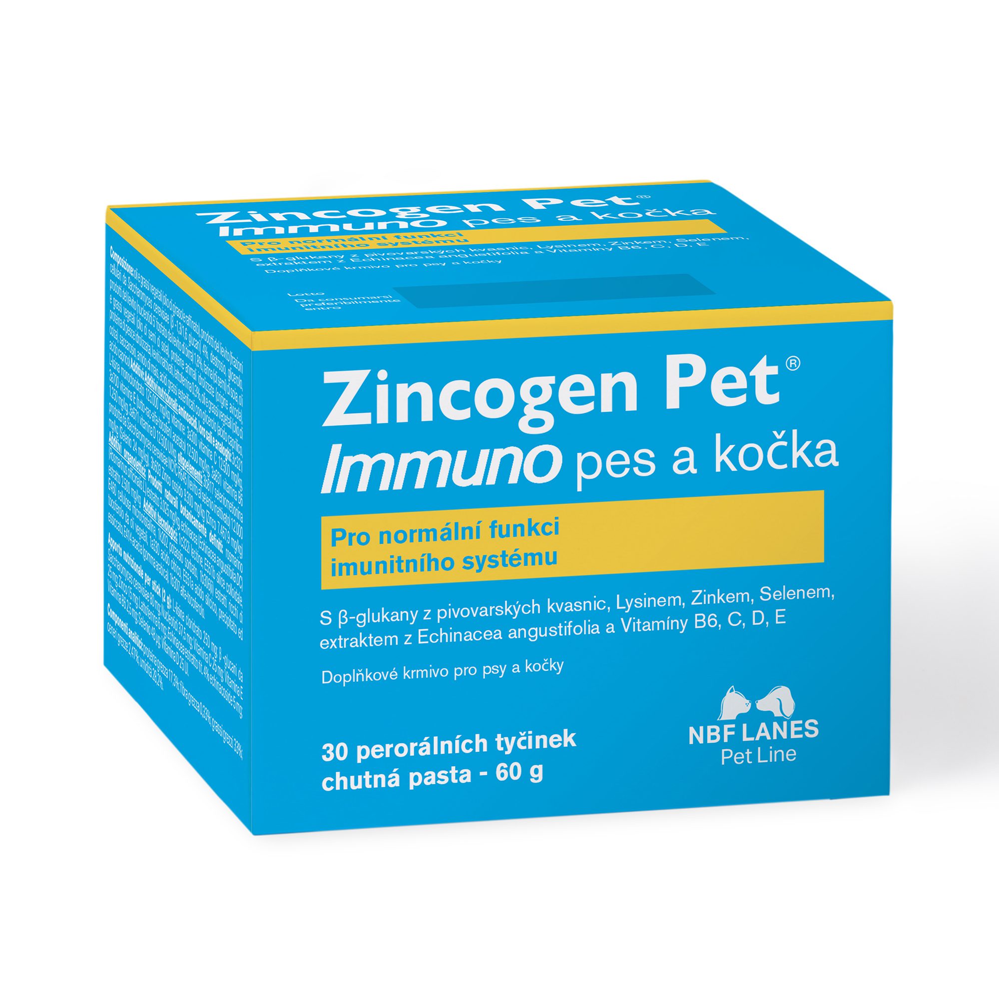 Zincogen Pet Immuno Pes a kočka 30 sáčků – podpora imunitního systému